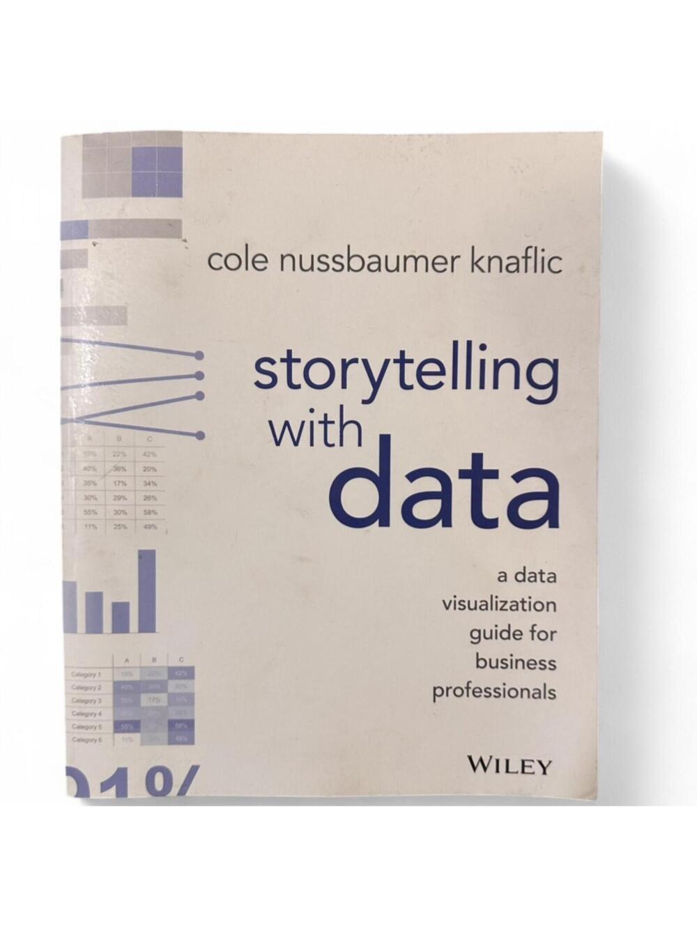 Storytelling with Data Paperback Cole Nussbaumer Knaflic Data Visualization